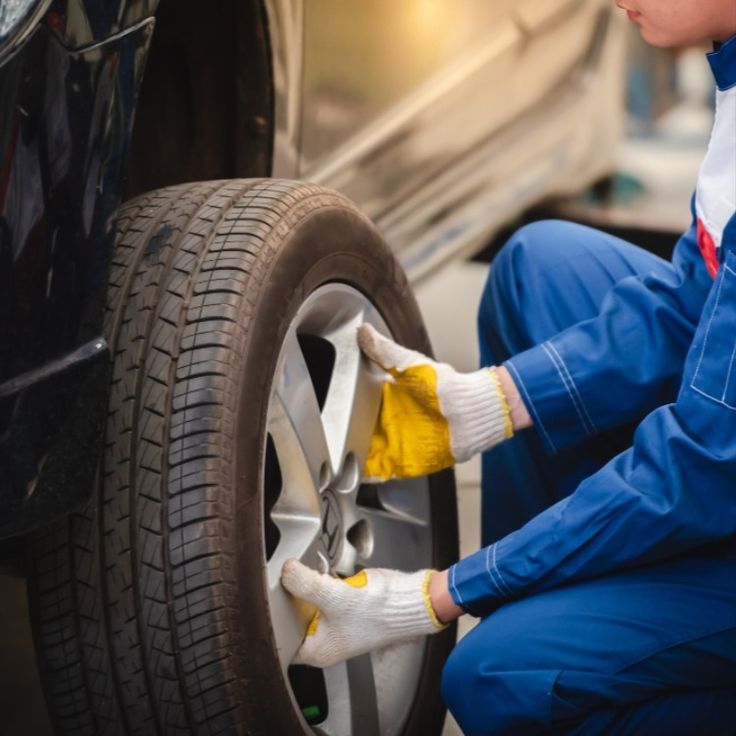 Flat tire change
